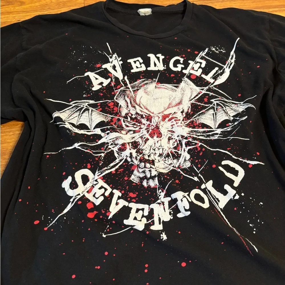 Y2K Avenged Sevenfold Band T-Shirt - Picture 2 of 4
